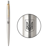 Ручка кулькова Parker JOTTER 17 UKRAINE SS GT BP Герб України (16032_T005b)