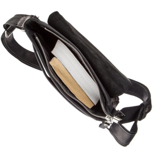 Сумка Shvigel Шкіряна Чорна (11171)