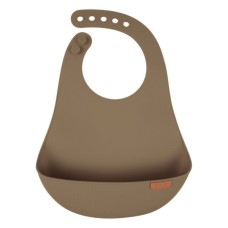 Нагрудничок Lovi Granola силіконовий, коричневий (51/031_bro)