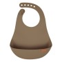 Нагрудничок Lovi Granola силіконовий, коричневий (51/031_bro)