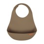 Нагрудничок Lovi Granola силіконовий, коричневий (51/031_bro)