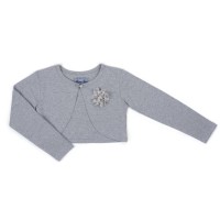 Болеро дитяче Breeze с цветком (6712-134G-gray)