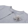 Болеро дитяче Breeze с цветком (6712-134G-gray)