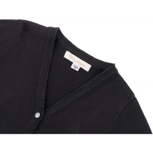 Кофта дитяча Breeze в'язана на гудзиками (V-1306-146G-black)