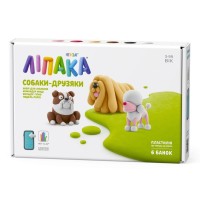 Набір для творчості Lipaka Собаки-друзяки Комондор Муді, Бульдог Гіпно, Пудель Поппі (60057-UA01)