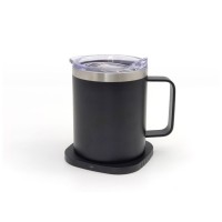 Термокружка TheGeneral з підігрівом та бездротовою зарядкою ThermoHub 15W з LED індикатором чорна (40021321-01)