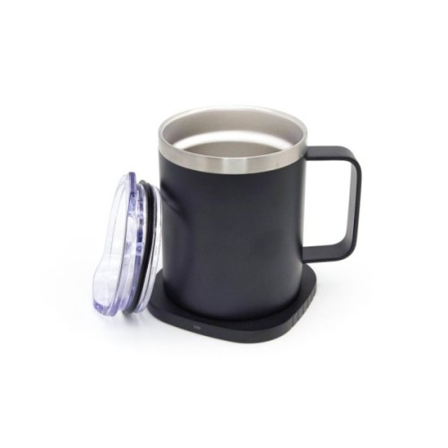 Термокружка TheGeneral з підігрівом та бездротовою зарядкою ThermoHub 15W з LED індикатором чорна (40021321-01)