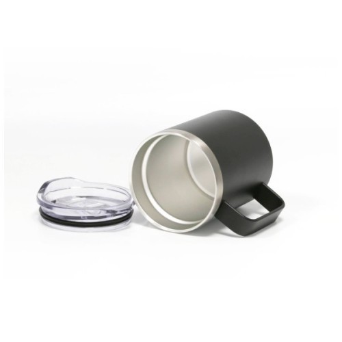 Термокружка TheGeneral з підігрівом та бездротовою зарядкою ThermoHub 15W з LED індикатором чорна (40021321-01)