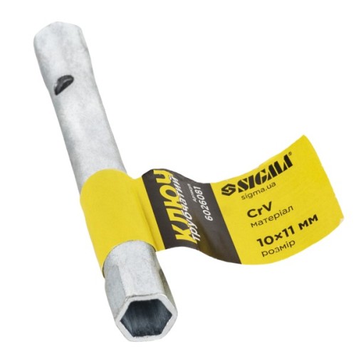 Ключ Sigma трубчастий 10x11мм (6026081)