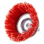 Щітка для електроінструменту Sigma дротяна чашеподібна 75мм хвостовик O6мм нейлонова 9015471 (9015471)