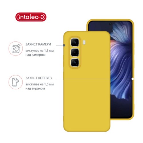 Чохол до мобільного телефона Intaleo Silicone Infinix Hot 50 Pro Yellow (1283126616549)