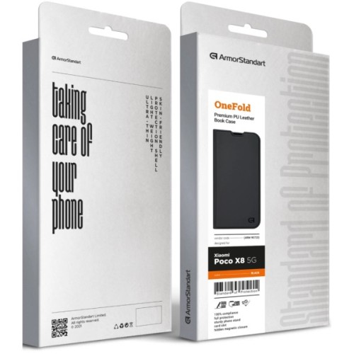 Чохол до мобільного телефона Armorstandart OneFold Case Xiaomi Poco X8 5G Black (ARM90723)