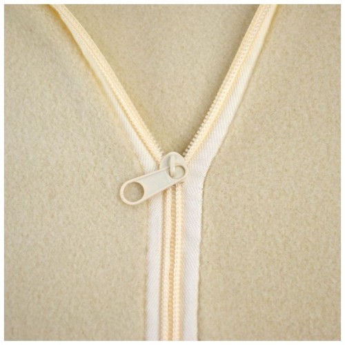 Плед Bergamo подушка Mild флісовий 150 х 180 см Піщано-бежевий (202312pl-17)