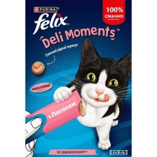 Ласощі для котів Purina Felix DeliMoments з лососем 40 г (8445291632639)