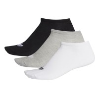 Шкарпетки Adidas Trefoil Liner FT8524 3P білий, сірий, чорний 43-46 (4062058558304)
