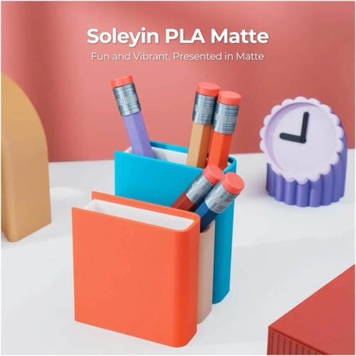 Пластик для 3D-принтера Creality Soleyin matte 1кг, 1.75мм, gray (3301010517)