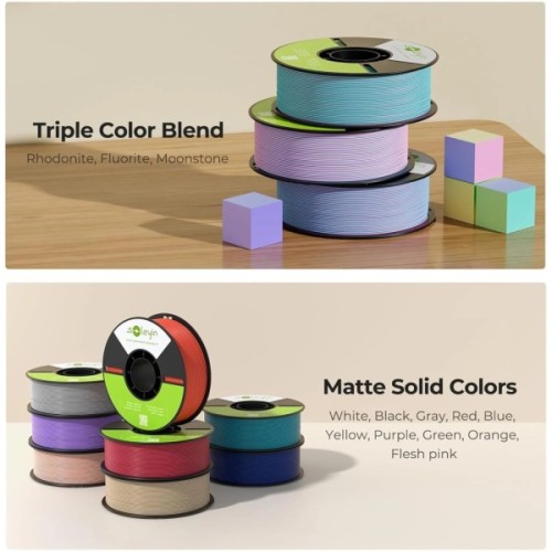 Пластик для 3D-принтера Creality Soleyin matte 1кг, 1.75мм, gray (3301010517)