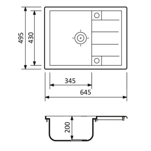 Мийка кухонна Adamant ANILA Avena (182496100306)