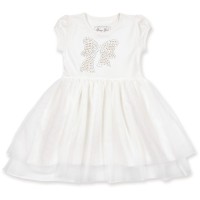 Плаття дитяче Breeze з бантиком з страз (6283-92G-cream)