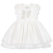 Плаття дитяче Breeze з бантиком з страз (6283-92G-cream)