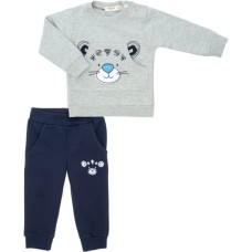 Спортивний костюм дитячий Breeze з тигриком (22128-74B-gray)