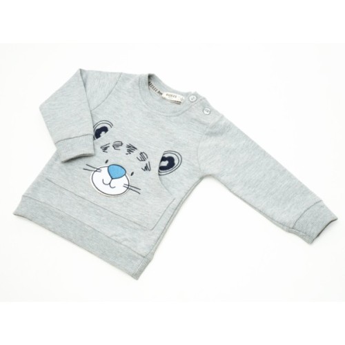 Спортивний костюм дитячий Breeze з тигриком (22128-74B-gray)