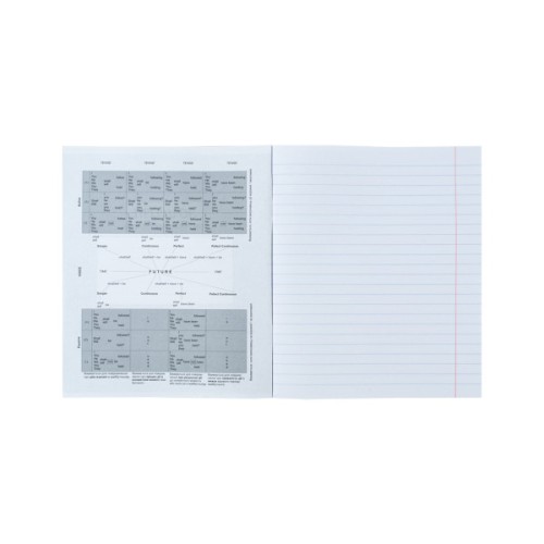 Зошит Kite предметний Sketch 48 аркушів, англійська мова лінія (K24-240-18)