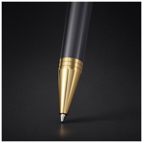 Ручка кулькова Parker INGENUITY Grey Lacquer GT BP (60 432)