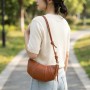 Сумка Vintage З натуральної шкіри Коричнева (22934)