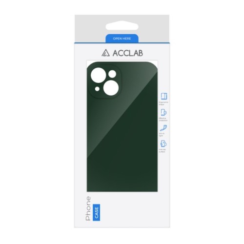 Чохол до мобільного телефона ACCLAB SoftShell Apple iPhone 14 Plus Dark Green (1283126557019)