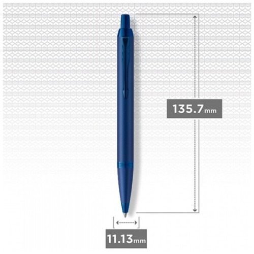 Ручка кулькова Parker IM 17 Professionals UKRAINE Monochrome Blue BP Трезубец (28132_T001y)