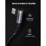 Дата кабель USB-C 2.0 to USB-C 3.0m 90° corner US334 black Ugreen (20583)