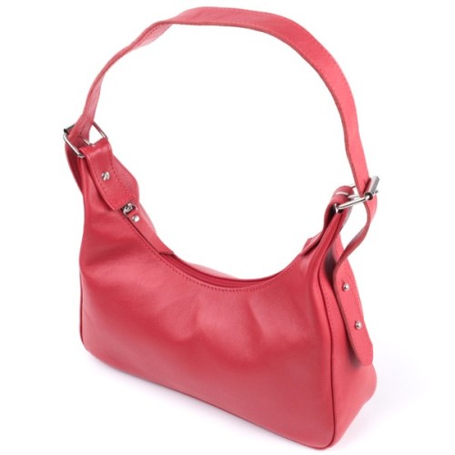 Сумка Shvigel З натуральної шкіри Червона (22832)