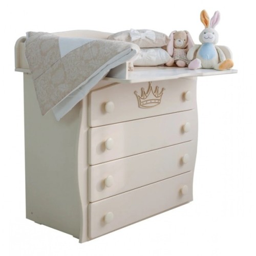 Комод-пеленатор Angelo Корона (айворі) 90х51х90 (19007)