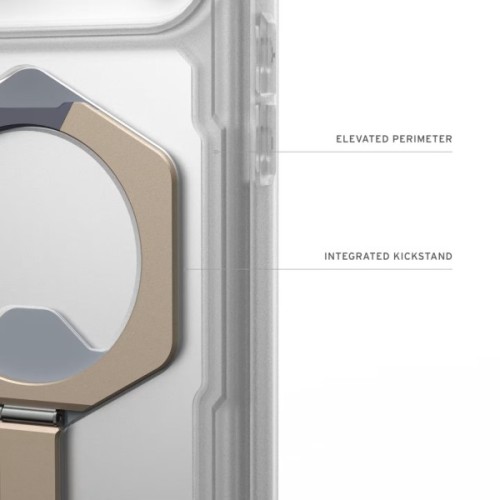 Чохол до мобільного телефона UAG Plasma XTE MagSafe iPhone 17 Pro Max Clear/Titanium (114528114G36)