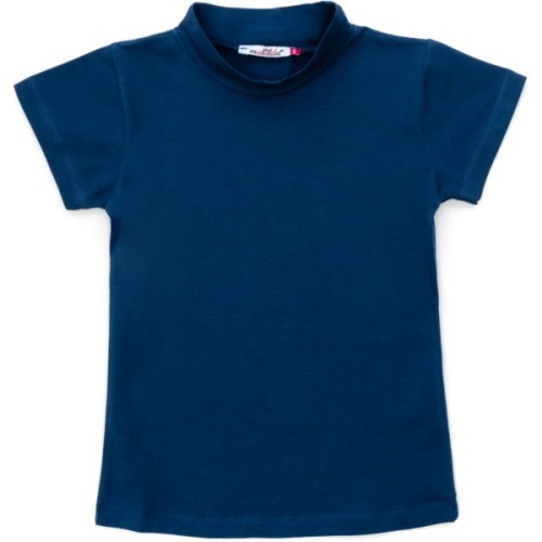 Кофта дитяча Matilda водолазка з коротким рукавом (4832-164G-blue)