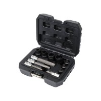 Набір торцевих головок Yato для гальмівних супортів, 11 шт. (YT-06808)