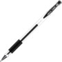 Ручка гелева Baoke 0.5 мм, з грипом, чорна, 12 шт (PC880D/F-black)