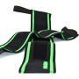 Бинт для спорту MadMax MFA-298 Wrist Wraps 18" Black/Green (MFA-298-U)