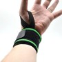 Бинт для спорту MadMax MFA-298 Wrist Wraps 18" Black/Green (MFA-298-U)