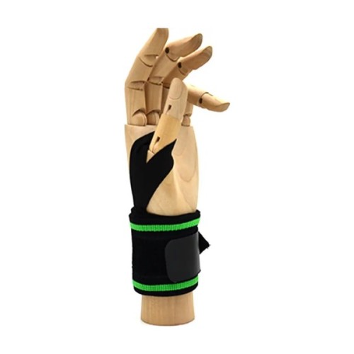 Бинт для спорту MadMax MFA-298 Wrist Wraps 18" Black/Green (MFA-298-U)