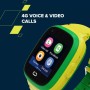 Смарт-годинник Canyon Sunny KW-48 Video 4G GPS Games Music Yellow/Green (CNE-KW48YG)