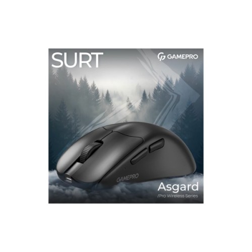 Мишка GamePro Asgard Surt Wireless/Bluetooth/USB Black (GM017B)