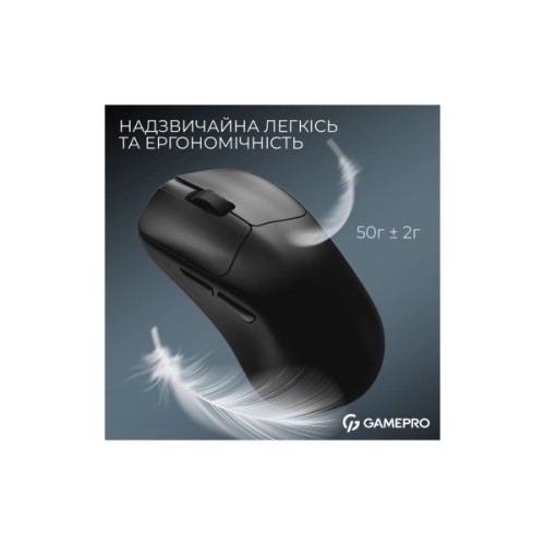 Мишка GamePro Asgard Surt Wireless/Bluetooth/USB Black (GM017B)