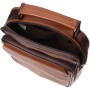 Сумка Vintage Месенджер з натуральної шкіри Світло-коричнева (21951)