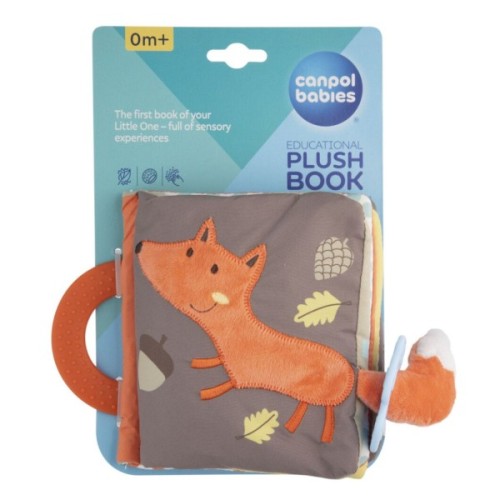 Розвиваюча іграшка Canpol книжечка розвиваюча FOX (75/202)