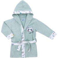 Халат дитячий Miniworld махровий (17015-128-green)
