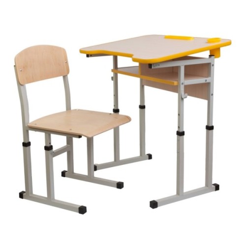 Парта зі стільцем Sector Сопрано жовтий трансформер (Сопрано жовтий)