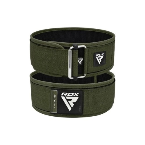 Атлетичний пояс RDX RX1 Weight Lifting Belt Army Green L (WBS-RX1AG-L)