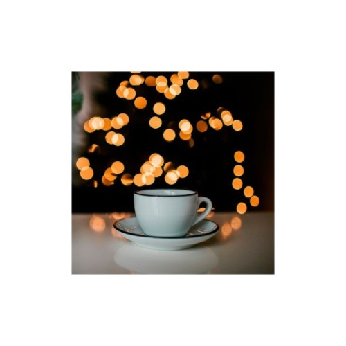 Блюдце Ancap серія Verona Colored Rims 14,5 см Pennellessa Black rims для серій "Verona (37254)